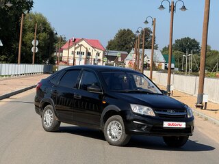 2014 Lada (ВАЗ) Granta I, чёрный, 280000 рублей, вид 3