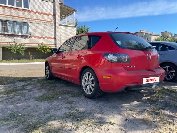 2007 Mazda 3 I (BK) Рестайлинг, красный, 355000 рублей - вид 6