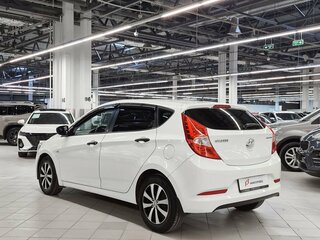 2014 Hyundai Solaris I Рестайлинг, белый, 849000 рублей, вид 4