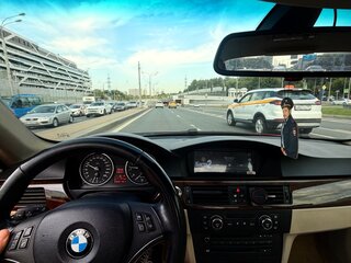 2008 BMW 3 серии 325i V (E90/E91/E92/E93), красный, 1020000 рублей, вид 4