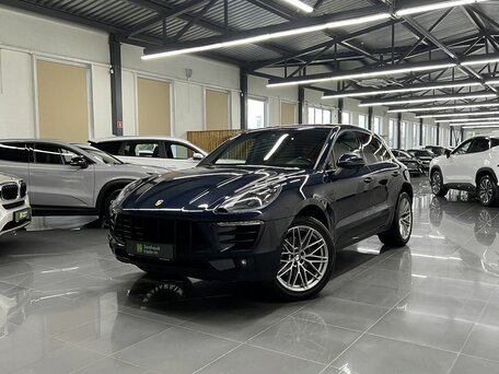 2018 Porsche Macan I, синий, 3775000 рублей, вид 1