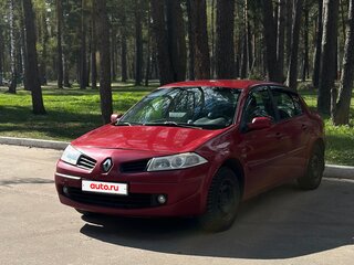 2008 Renault Megane II Рестайлинг, красный, 360000 рублей, вид 1
