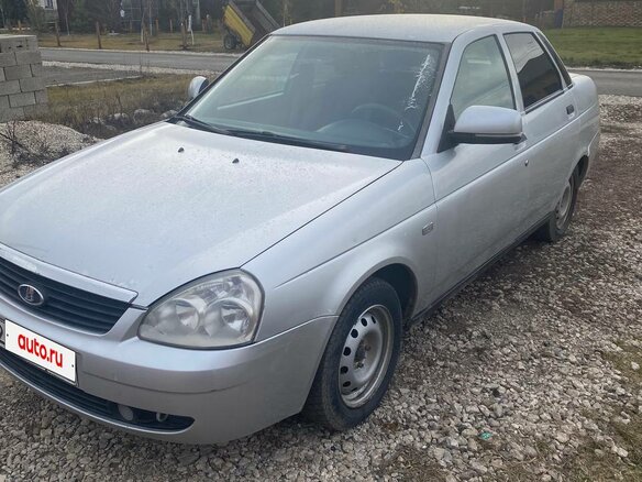 2007 Lada (ВАЗ) Priora I, серебристый, 250000 рублей