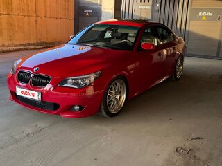 2008 BMW 5 серии 525i V (E60/E61) Рестайлинг, красный, 1450000 рублей, вид 1