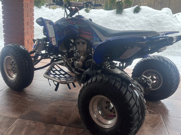 2007 Yamaha YFZ 450, синий - вид 6