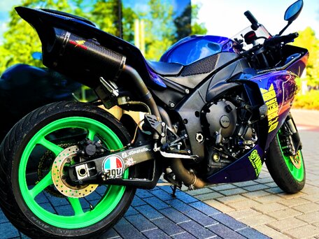 2014 Yamaha YZF-R1, синий, 1150000 рублей, вид 4
