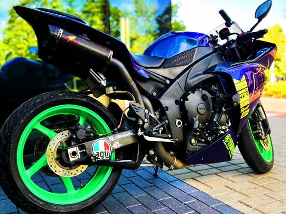 2014 Yamaha YZF-R1, синий, 1150000 рублей - вид 3