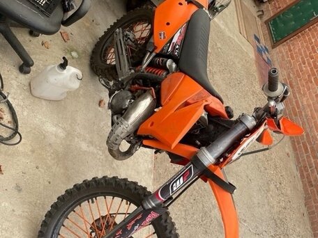 2006 KTM 125 EXC, красный, 200000 рублей, вид 3