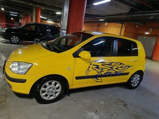 2004 Hyundai Getz I, жёлтый, 450000 рублей, вид 1