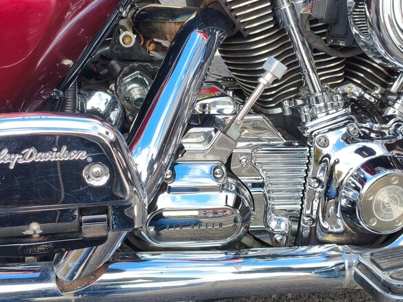 2008 Harley-Davidson Road King, красный, 900000 рублей - вид 13