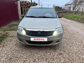 2012 Renault Logan I Рестайлинг, бежевый, 590000 рублей, вид 2