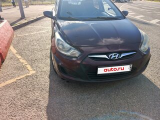 2012 Hyundai Solaris I, фиолетовый, 460000 рублей, вид 2