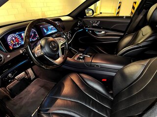 2017 Mercedes-Benz S-Класс 350 d Long VI (W222, C217) Рестайлинг, чёрный, 5350000 рублей, вид 5