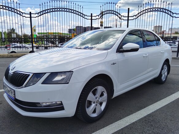 2020 Skoda Octavia III (A7) Рестайлинг, белый