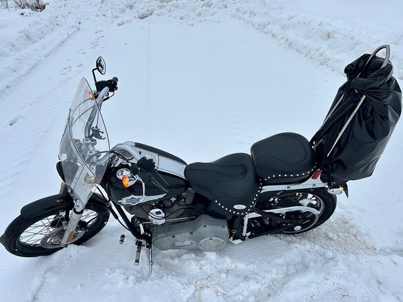 2001 Harley-Davidson Softail Standard, чёрный, 789000 рублей - вид 11