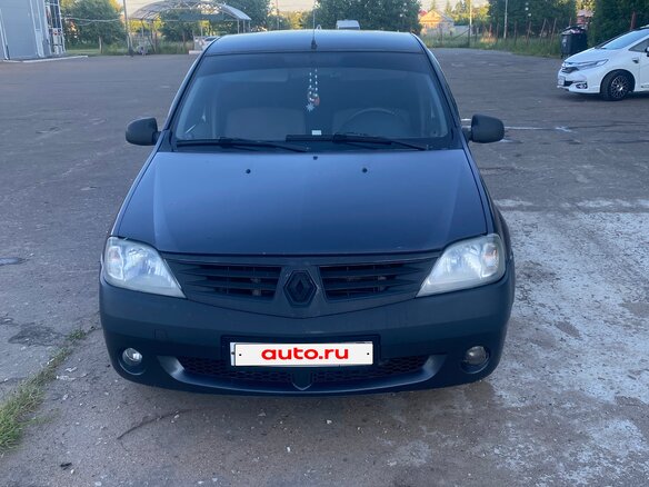 2008 Renault Logan I, серый, 360000 рублей