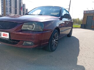 2008 Hyundai Accent ТагАЗ II, красный, 360000 рублей, вид 3