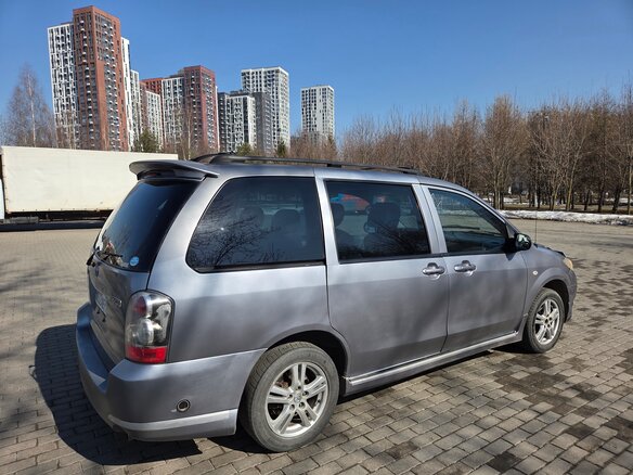 2003 Mazda MPV II (LW) Рестайлинг, серый, 800000 рублей - вид 2