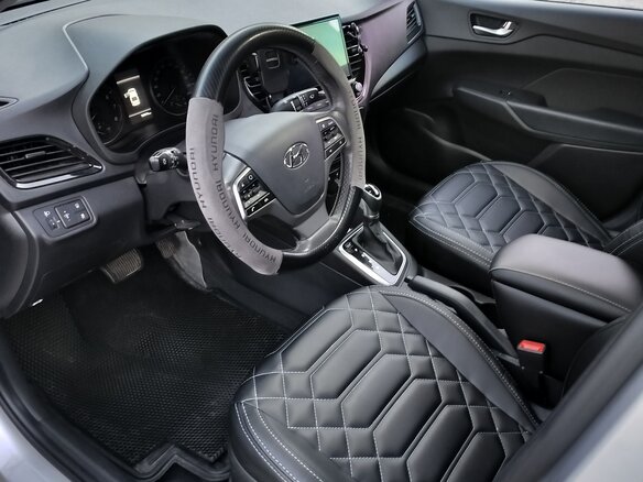 2021 Hyundai Solaris II Рестайлинг, серый - вид 8
