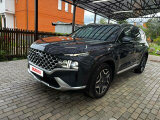 2021 Hyundai Santa Fe IV Рестайлинг, синий, 3905000 рублей, вид 2