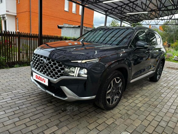 2021 Hyundai Santa Fe IV Рестайлинг, синий, 3905000 рублей - вид 1