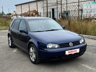 2001 Volkswagen Golf IV, синий, 380000 рублей, вид 3