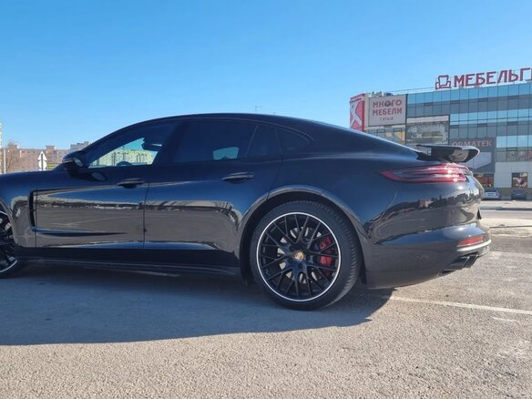 2017 Porsche Panamera 4S II, чёрный, 5400000 рублей - вид 8