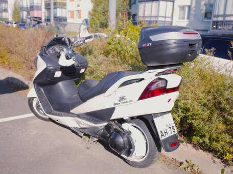 2006 Suzuki Burgman (SkyWave) 400, белый, 249000 рублей, вид 1