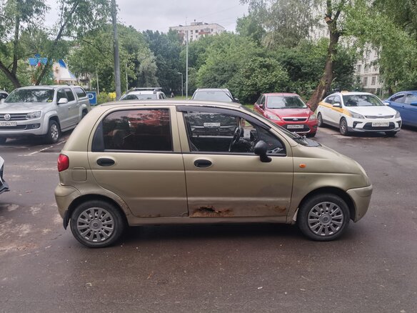 2005 Daewoo Matiz I Рестайлинг, бежевый, 135000 рублей - вид 1
