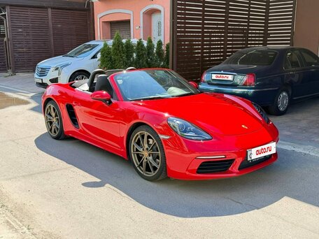 2018 Porsche Boxster IV 718 (982), красный, 5900000 рублей, вид 4