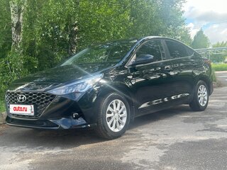 2021 Hyundai Solaris II Рестайлинг, чёрный, 1580000 рублей, вид 1