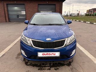 2013 Kia Rio 5-speed III, синий, 885000 рублей, вид 2
