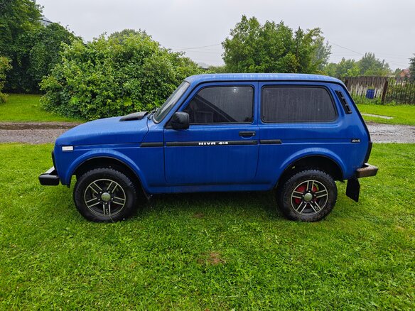 2007 Lada (ВАЗ) 2121 (4x4) I Рестайлинг, синий, 425000 рублей - вид 1