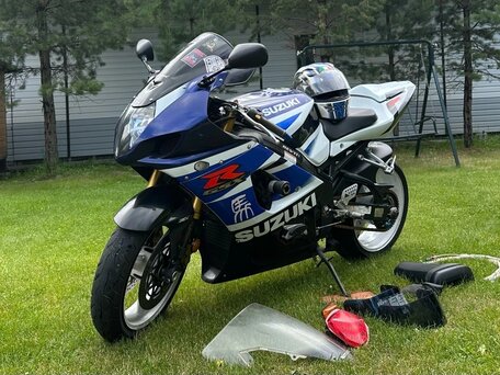2003 Suzuki GSX-R 1000, синий, 500000 рублей, вид 1
