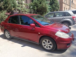2007 Nissan Tiida I, красный, 700000 рублей, вид 4