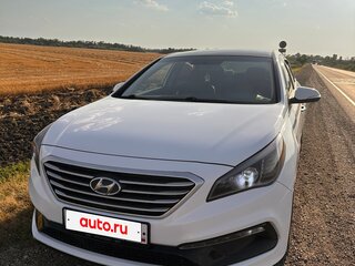 2015 Hyundai Sonata VII (LF), белый, 1400000 рублей, вид 2