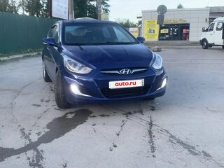 2011 Hyundai Solaris I, синий, 555000 рублей, вид 2