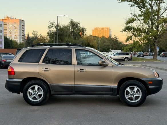 2004 Hyundai Santa Fe I, золотистый, 515000 рублей - вид 15