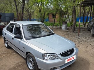 2008 Hyundai Accent ТагАЗ II, серебристый, 370000 рублей, вид 4