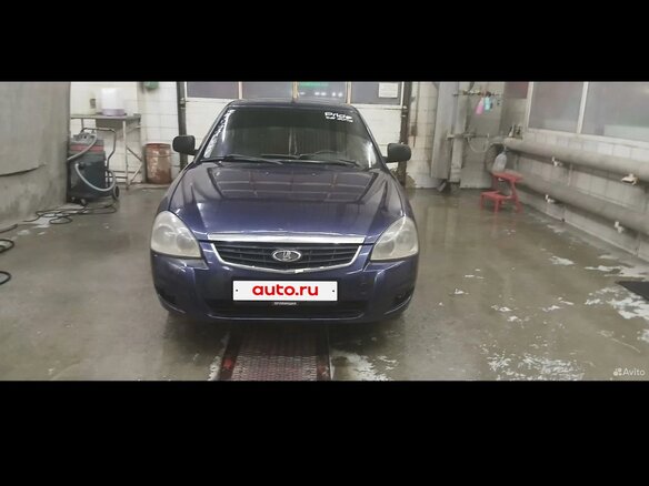 2012 Lada (ВАЗ) Priora I, синий, 180000 рублей - вид 1