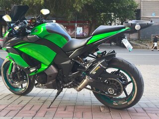 2017 Kawasaki Z 1000SX, зелёный, 1090000 рублей, вид 5