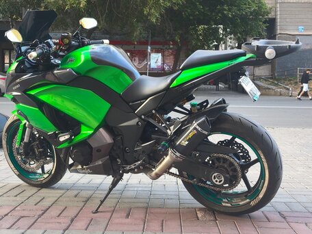 2017 Kawasaki Z 1000SX, зелёный, 1090000 рублей, вид 5