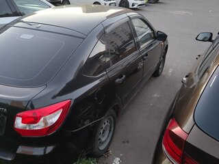 2014 Lada (ВАЗ) Granta I, чёрный, 270000 рублей, вид 4
