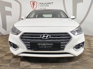 2017 Hyundai Solaris II, белый, 1274000 рублей, вид 2