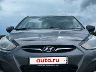 2012 Hyundai Solaris I, чёрный, 750000 рублей, вид 1