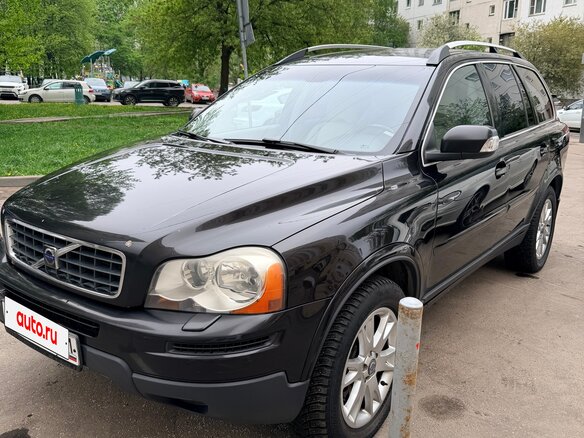 2008 Volvo XC90 5 Geartronic I Рестайлинг, чёрный, 1100000 рублей