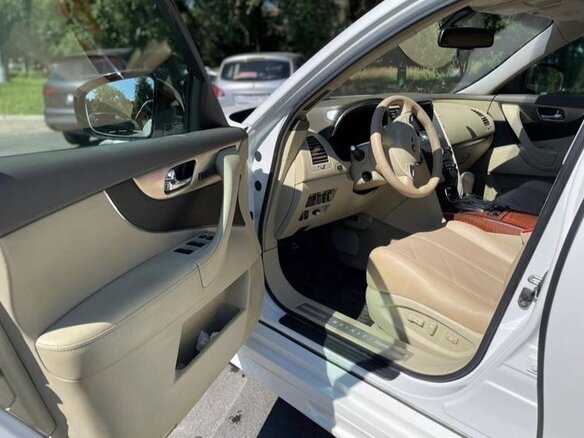 2008 Infiniti FX50 II (S51), белый, 1650000 рублей - вид 8