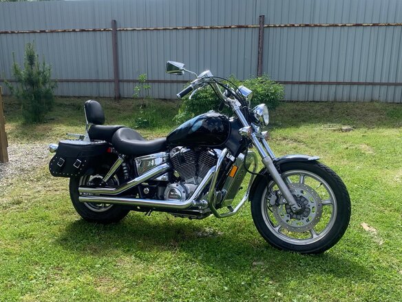 2003 Honda VT 1100, чёрный, 525000 рублей
