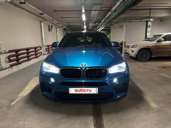 2015 BMW X6 M II (F86), голубой, 3350000 рублей - вид 5