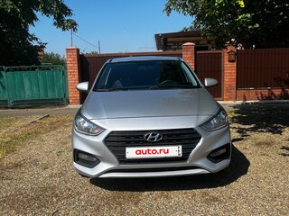 2019 Hyundai Solaris II, серебристый, 1320000 рублей, вид 2